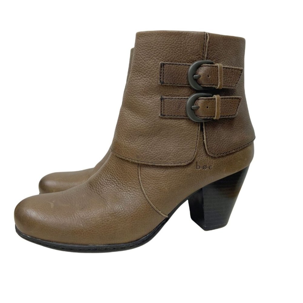 Born Concepts Western Pebbled Heel Ankle Booties Women's Size 8 B.O.C.